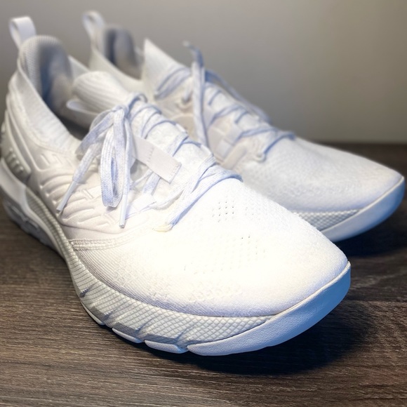 Under Armour Men's Project Rock 3 White Halo Grey - Picture 2 of 10